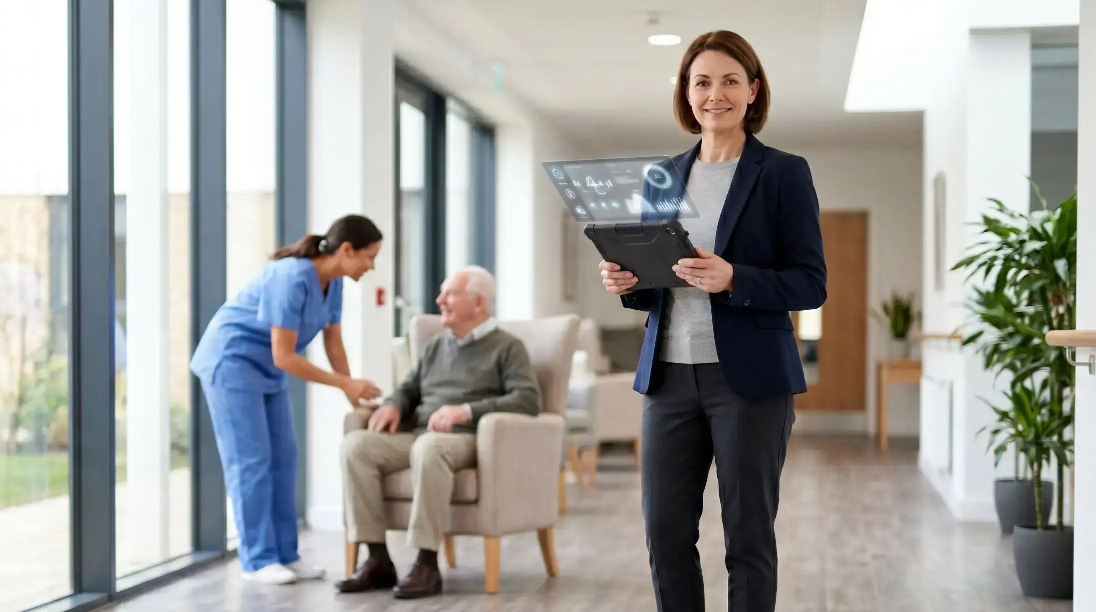 Smart Care Home Management Solution Hero